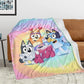Bluey Super Soft Fleece Kids Throw 50"x60" Blanket