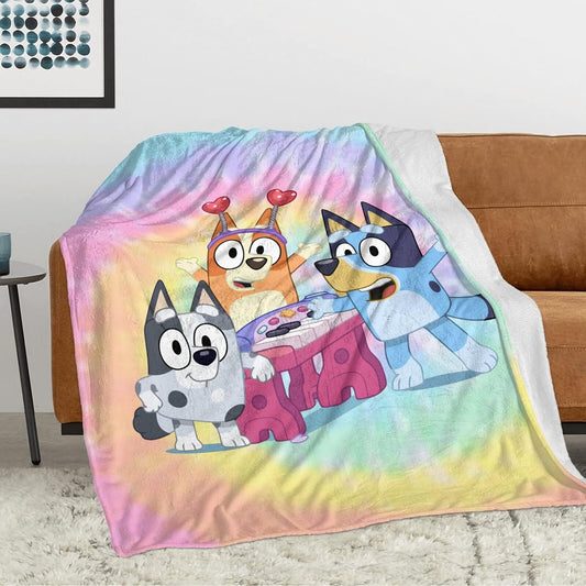 Bluey Super Soft Fleece Kids Throw 50"x60" Blanket
