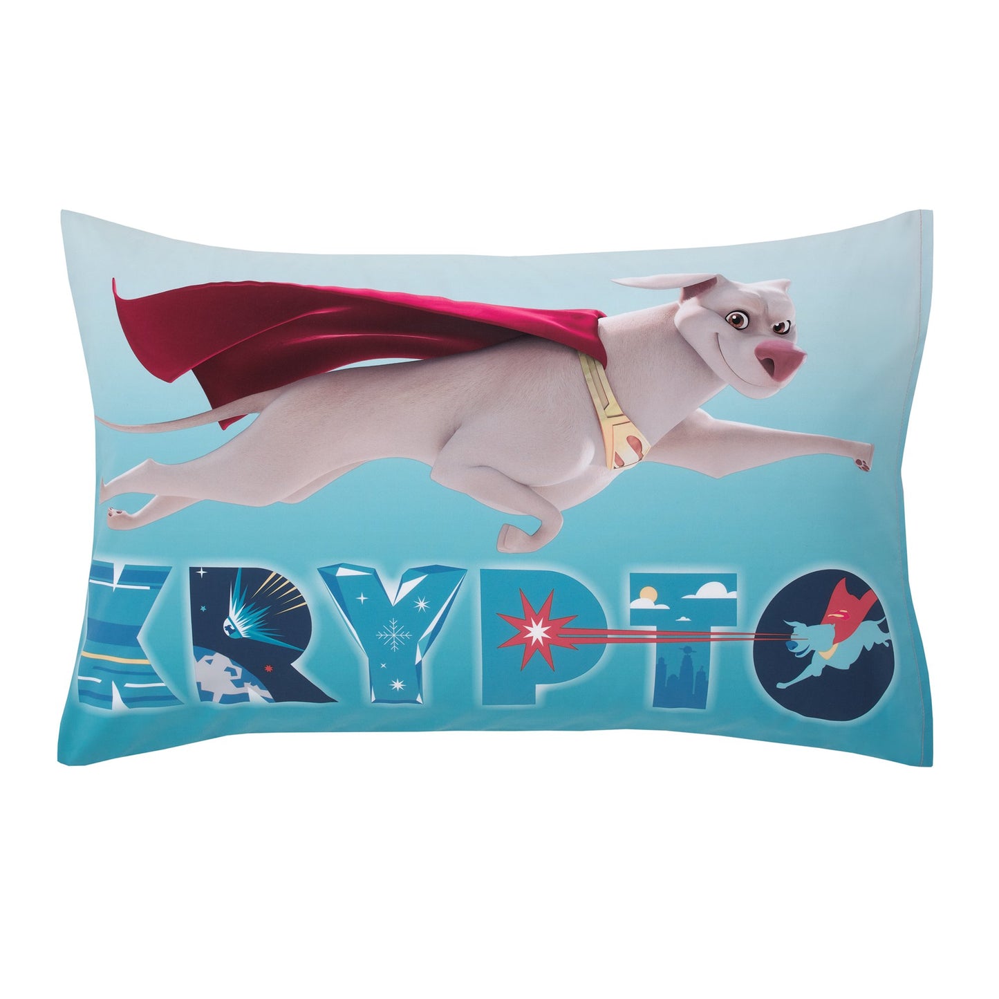 Warner Bros. DC Super Pets 4-Piece Toddler Bedding Set, Toddler Bed