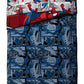 Marvel Spiderman Burst 4 Piece Twin Bed Set - Includes Reversible Comforter & Sheet Set – Bedding