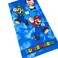 Super Mario Bros Oversize 100% Cotton  Beach Towel