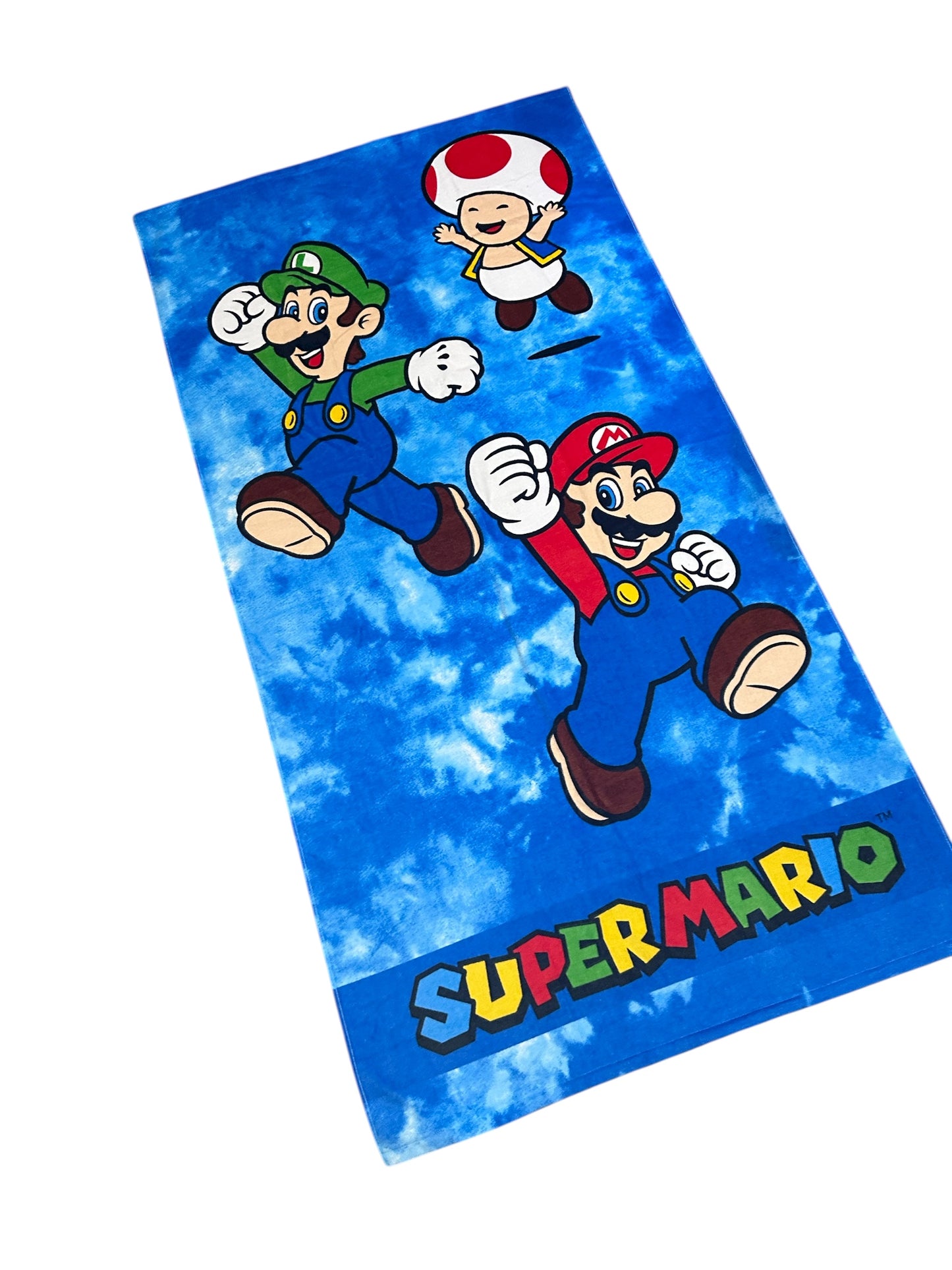 Super Mario Bros Oversize 100% Cotton  Beach Towel