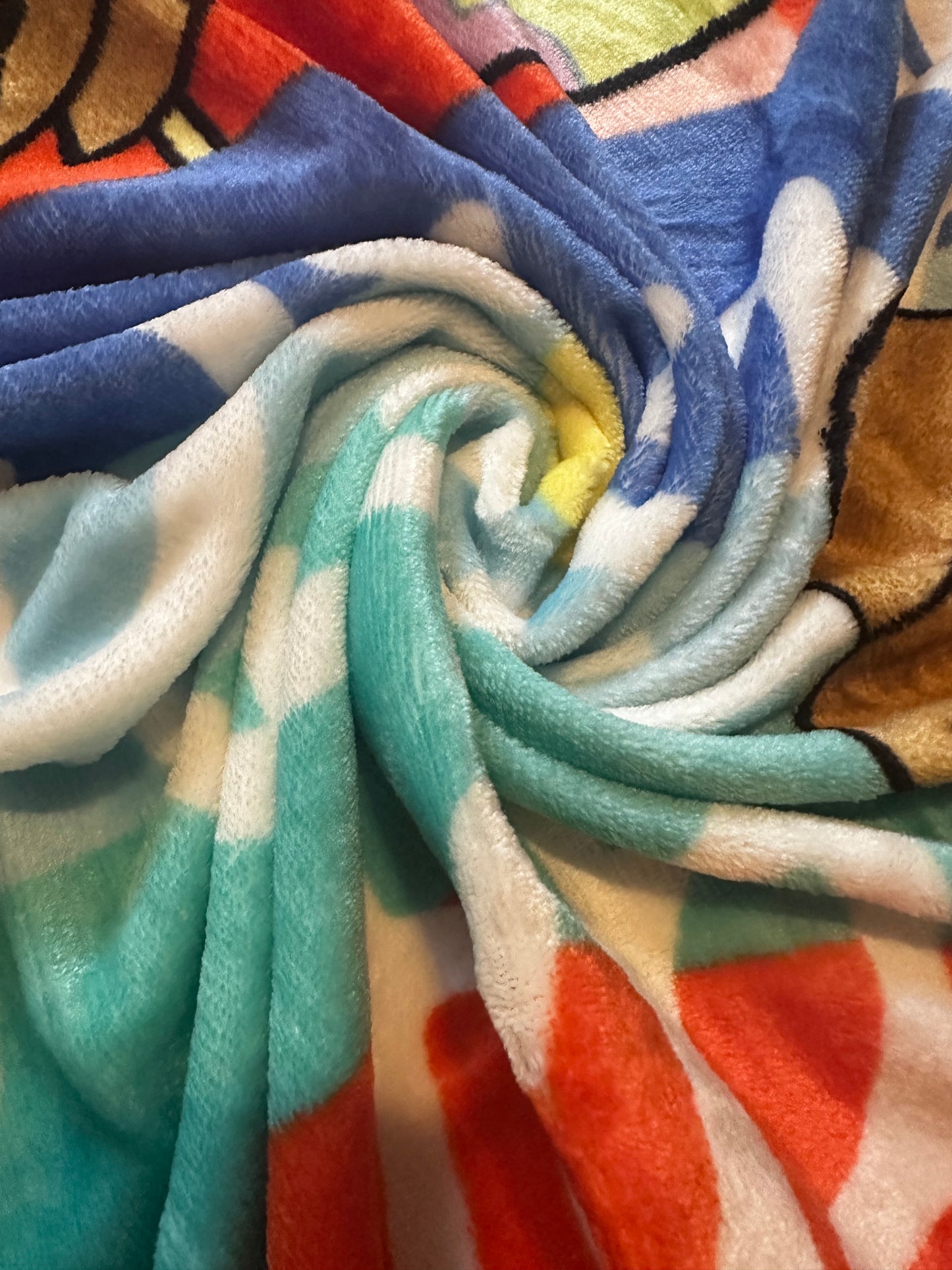 SpongeBob Soft Silky Fleece Throw 40"x50" Kids Blanket