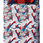 Marvel Spiderman Burst 4 Piece Twin Bed Set - Includes Reversible Comforter & Sheet Set – Bedding