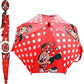 Minnie Mouse Red Kids Stick Umbrella with Clamshell Handle 21"