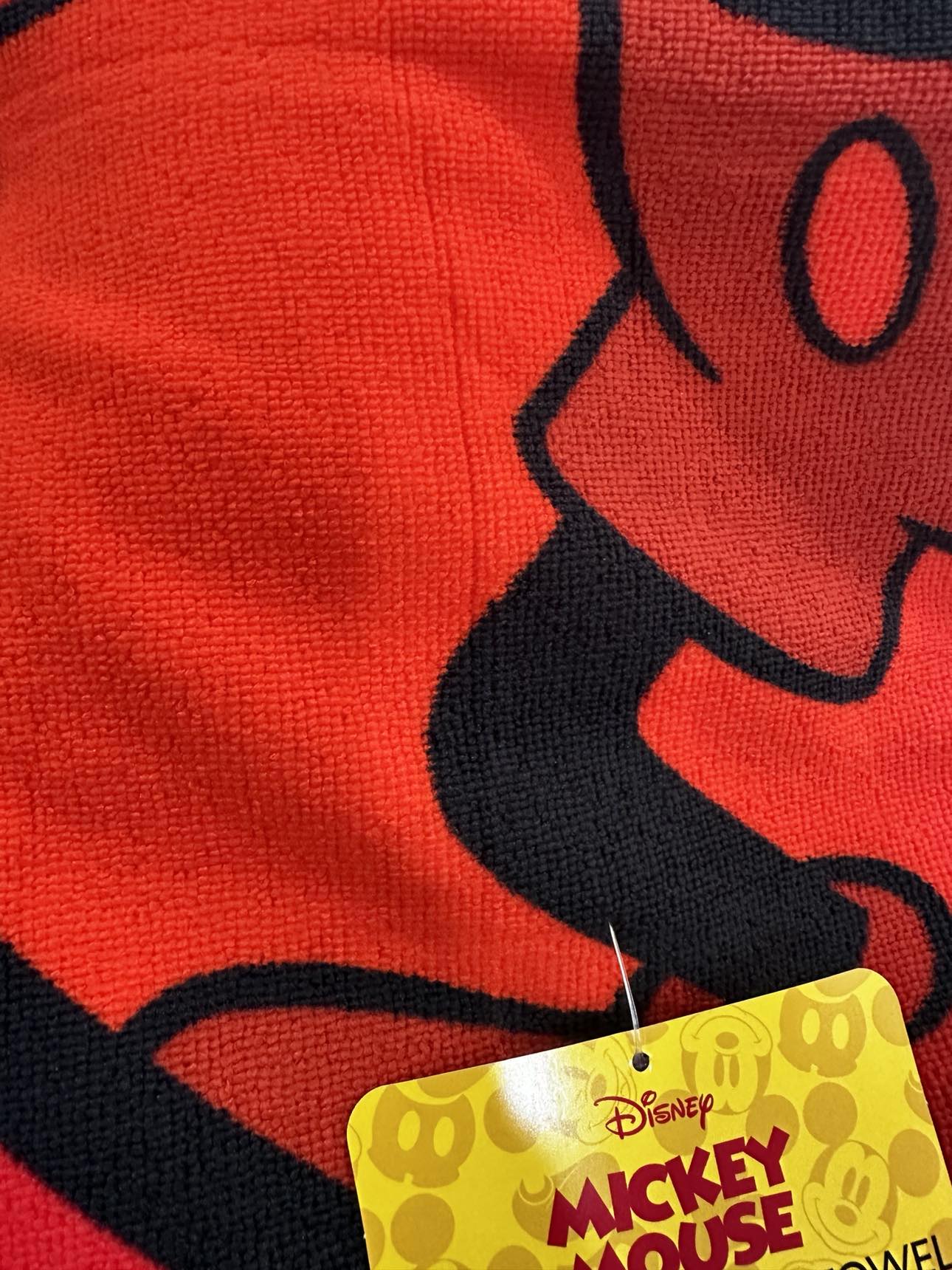 Classic Mickey Mouse "Crazy Circle"- Oversize Beach Bath Towel - 40" x 72"