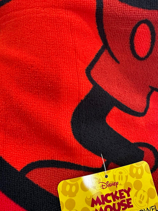 Classic Mickey Mouse "Crazy Circle"- Oversize Beach Bath Towel - 40" x 72"