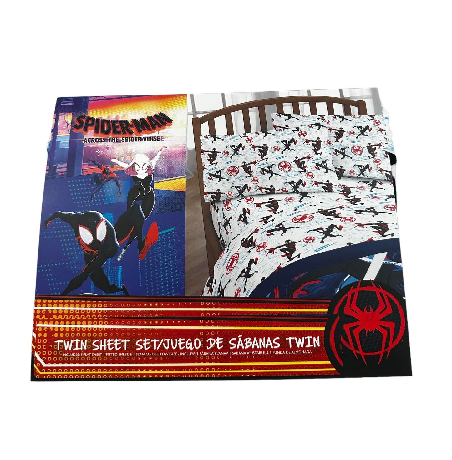 Marvel Spiderman "Escape"  Twin Size Sheet Set 3 Pieces Kids Set