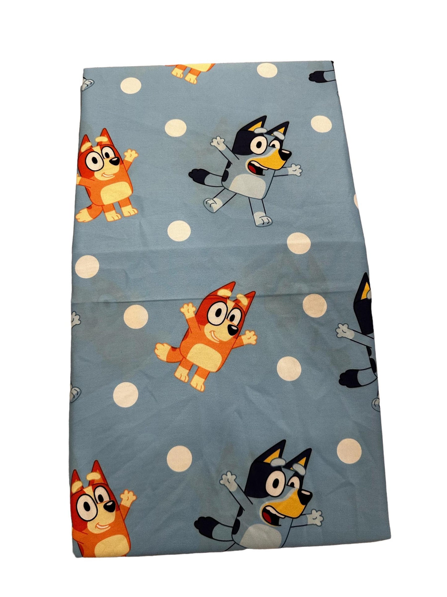 Bluey "Blue Polka Dots" Twin Size Sheet Set 3 Pieces Kids Set