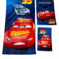 Disney Cars 3 Pieces Bath 100% Cotton Kids Towel Set