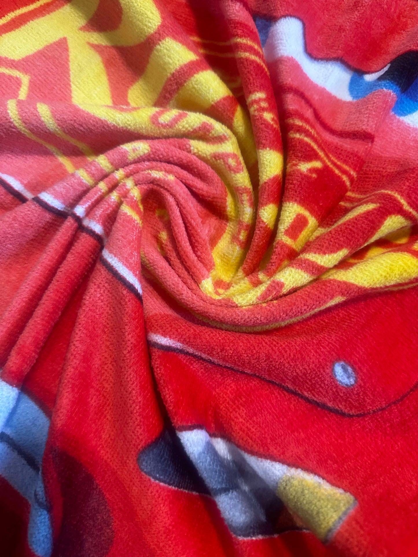 Disney Cars 3 Pieces Bath 100% Cotton Kids Towel Set