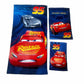 Disney Cars 3 Pieces Bath 100% Cotton Kids Towel Set