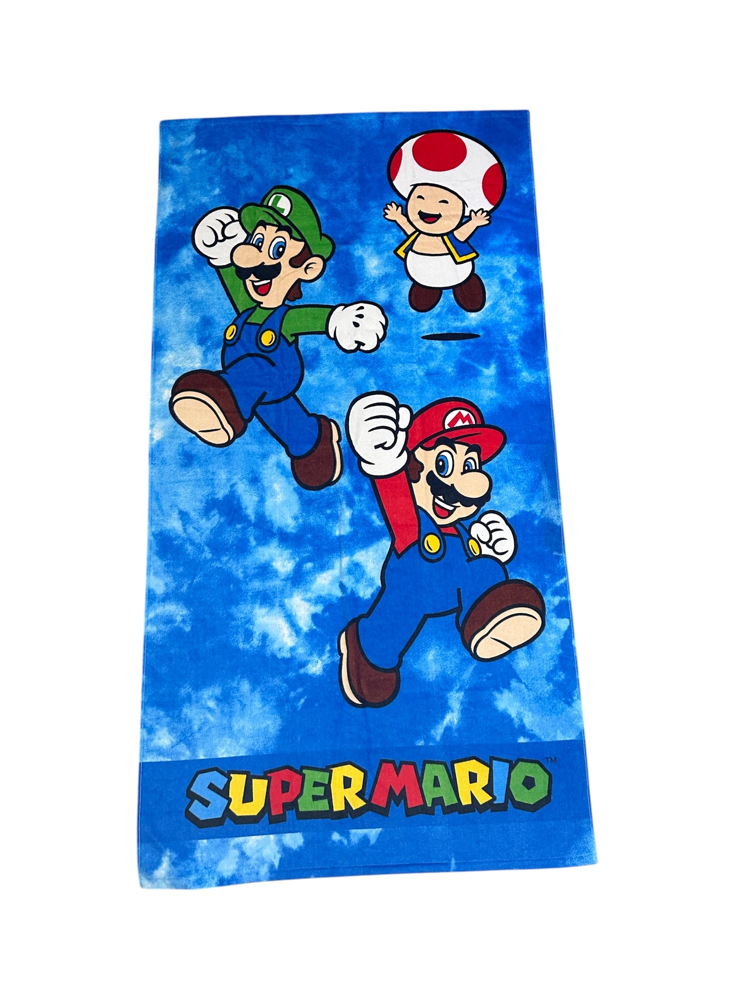 Super Mario Bros Oversize 100% Cotton  Beach Towel