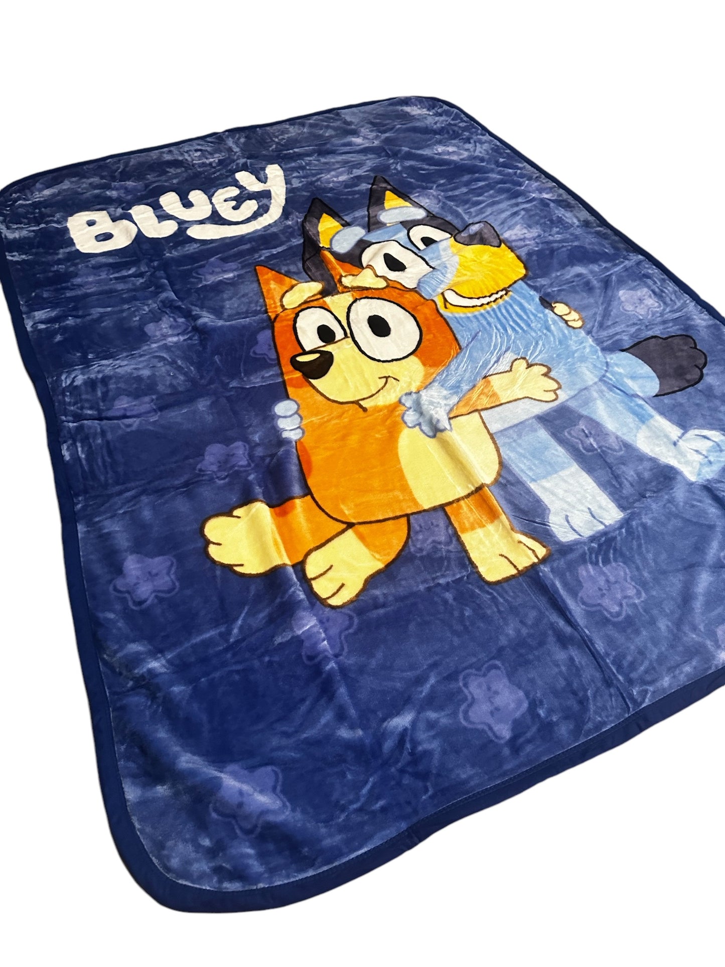 Bluey & Bingo Twin Plush Blanket Super Soft "Hug Fest"