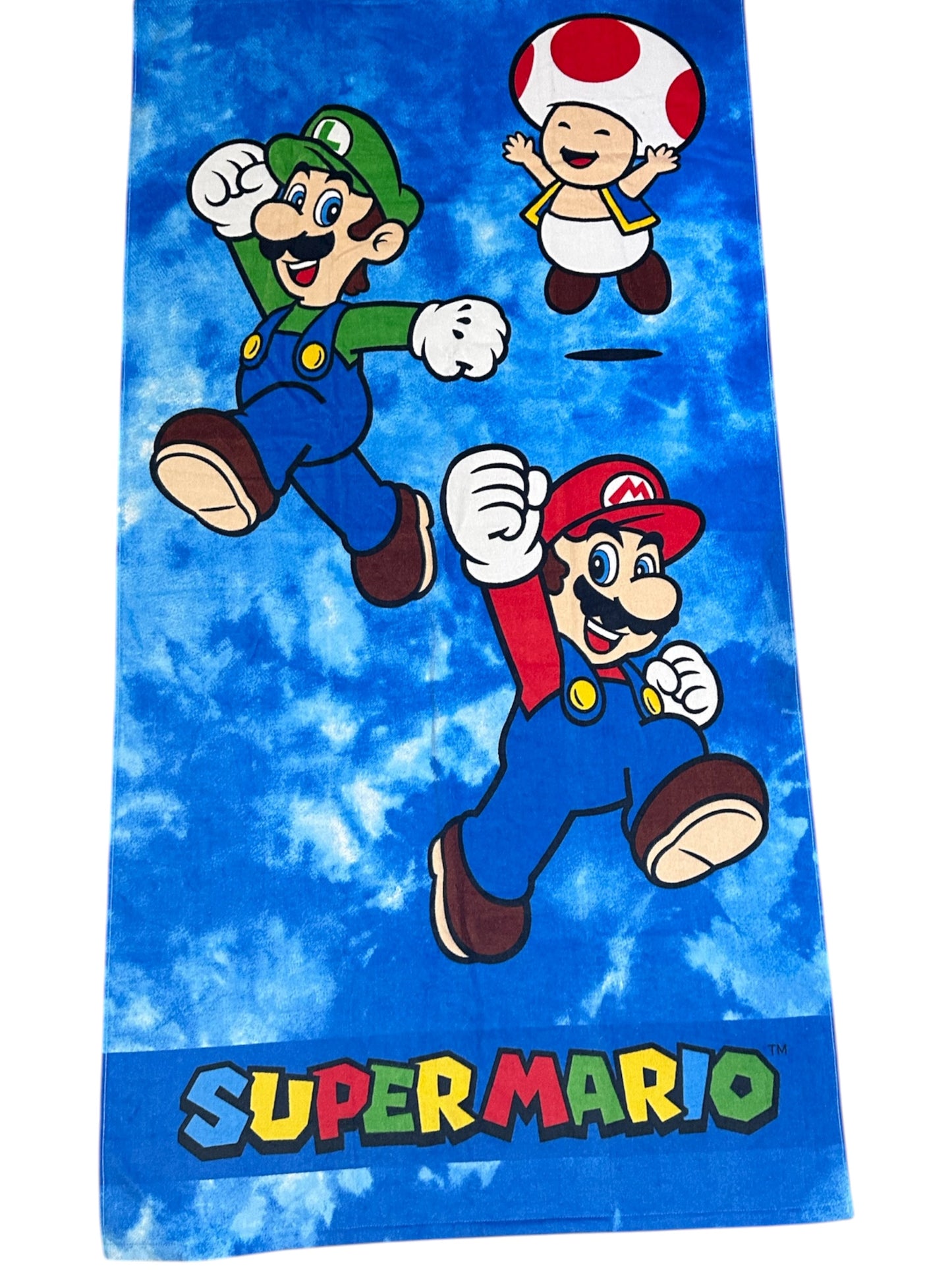 Super Mario Bros Oversize 100% Cotton  Beach Towel