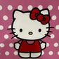 Classic Hello Kitty Polka Dots Twin 60"x80"  Plush Blanket Extra Soft