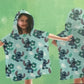 Lilo & Stitch- Hooded Kids Towel Poncho "Palm Leaves"