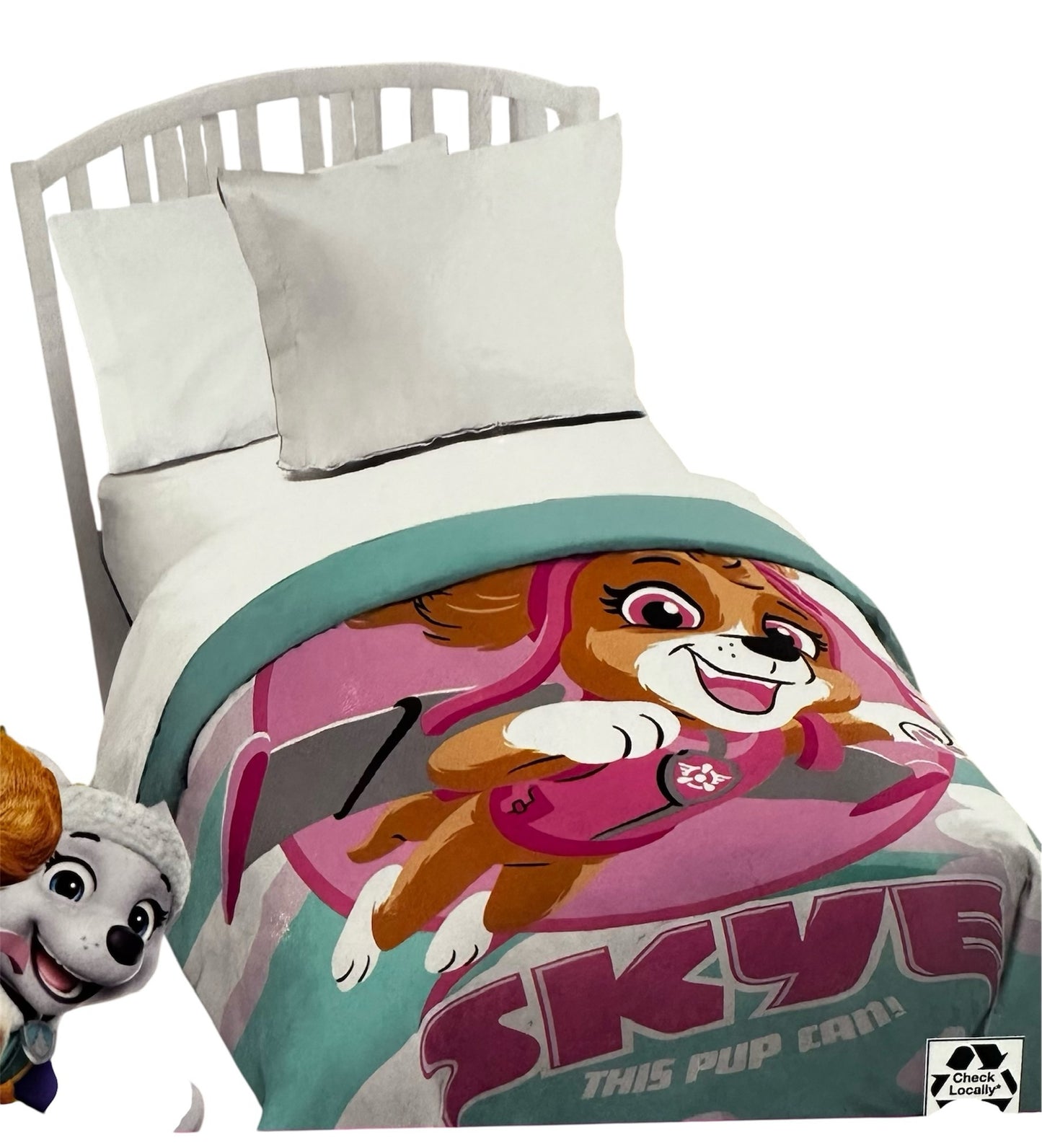 Paw Patrol Skye Twin Quilted Bedspread Only