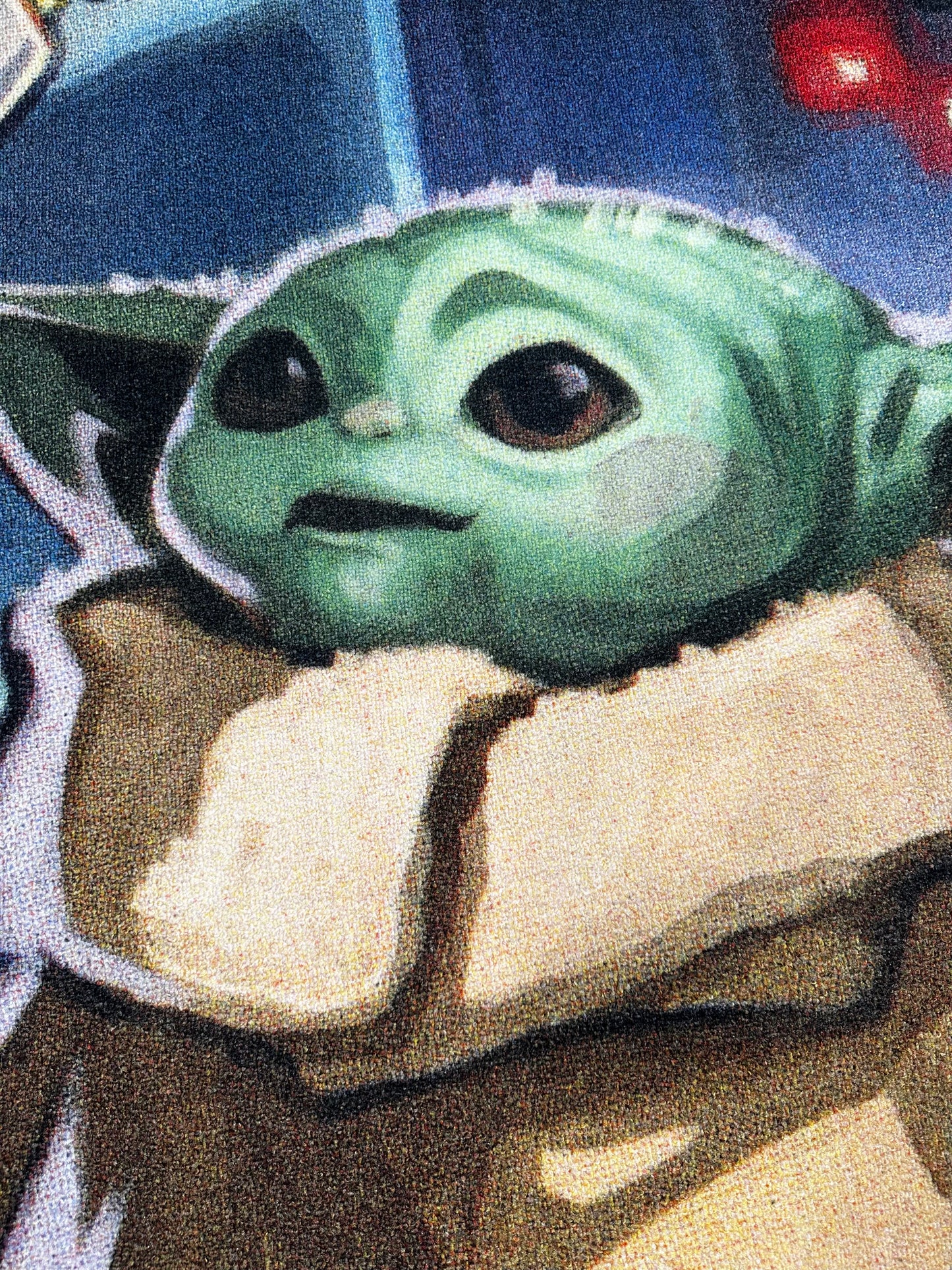Star Wars Mandalorian Baby Yoda Kids Area Rug Room Decor 52" x 68" Non Skid Play Mat