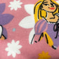 Princess - Hooded Kids Towel Poncho "Floral Royal Girls"