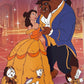 Belle Beauty and The Beast  Extra Soft Plush 60"x80" Twin Size Blanket