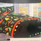 Dinosaur 2 pieces Twin Flannel Fleece Borrego Blanket and Pillow Case Set