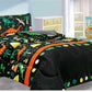 Dinosaur 2 pieces Twin Flannel Fleece Borrego Blanket and Pillow Case Set