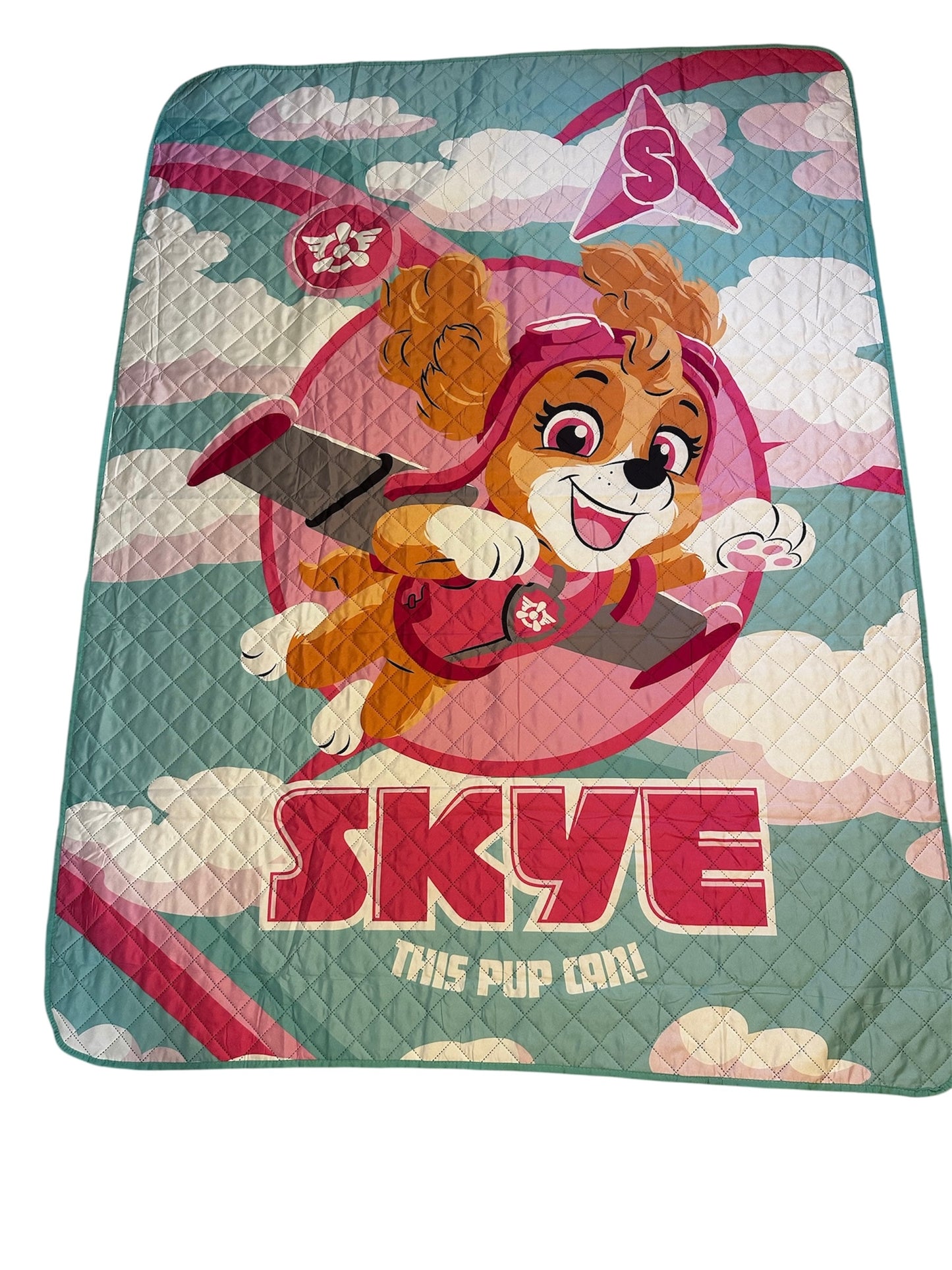 Paw Patrol Skye Twin Quilted Bedspread Only