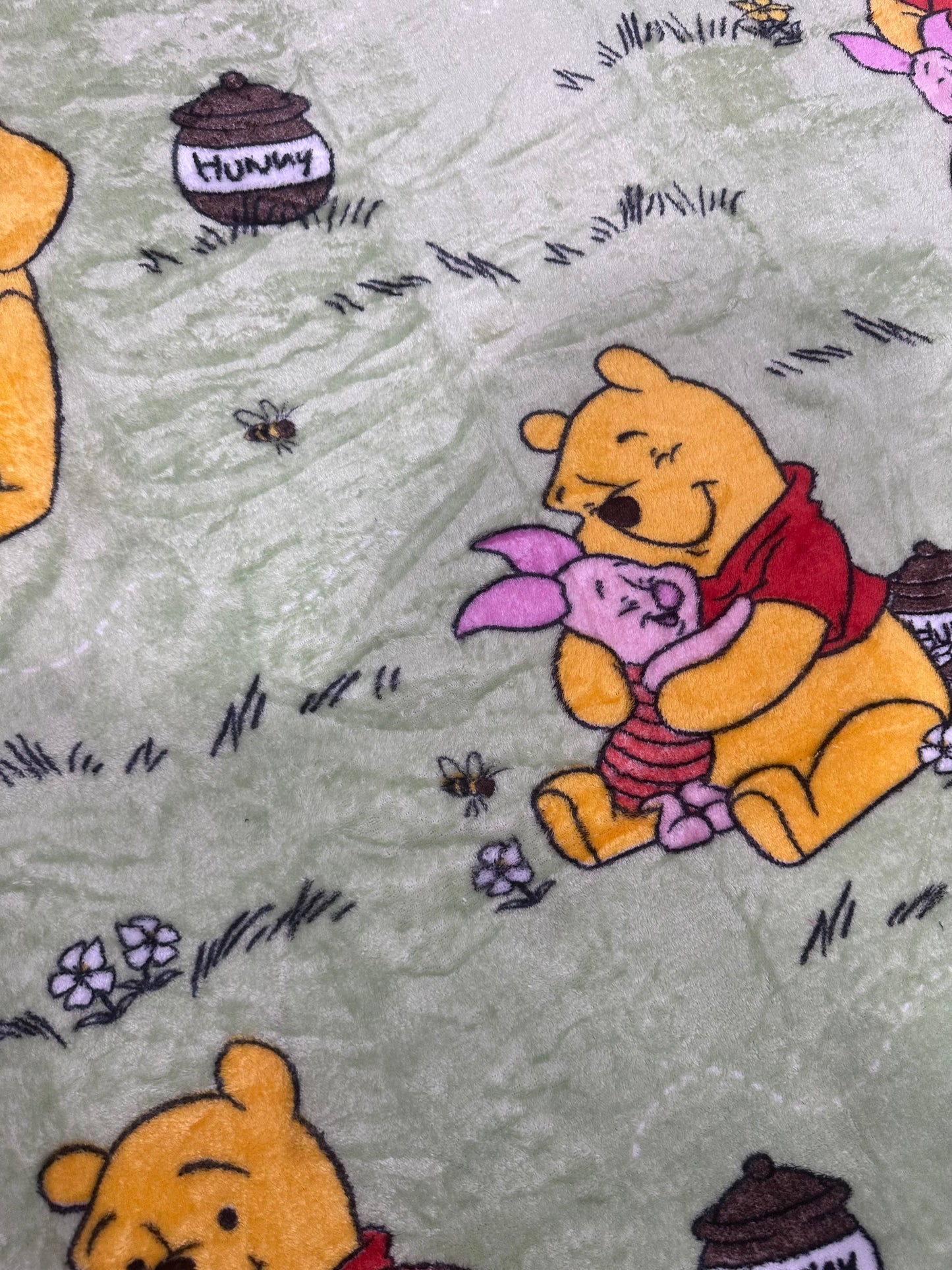 Winnie The Pooh Soft Silky Touch Fleece Throw Blanket 40"x50" BB