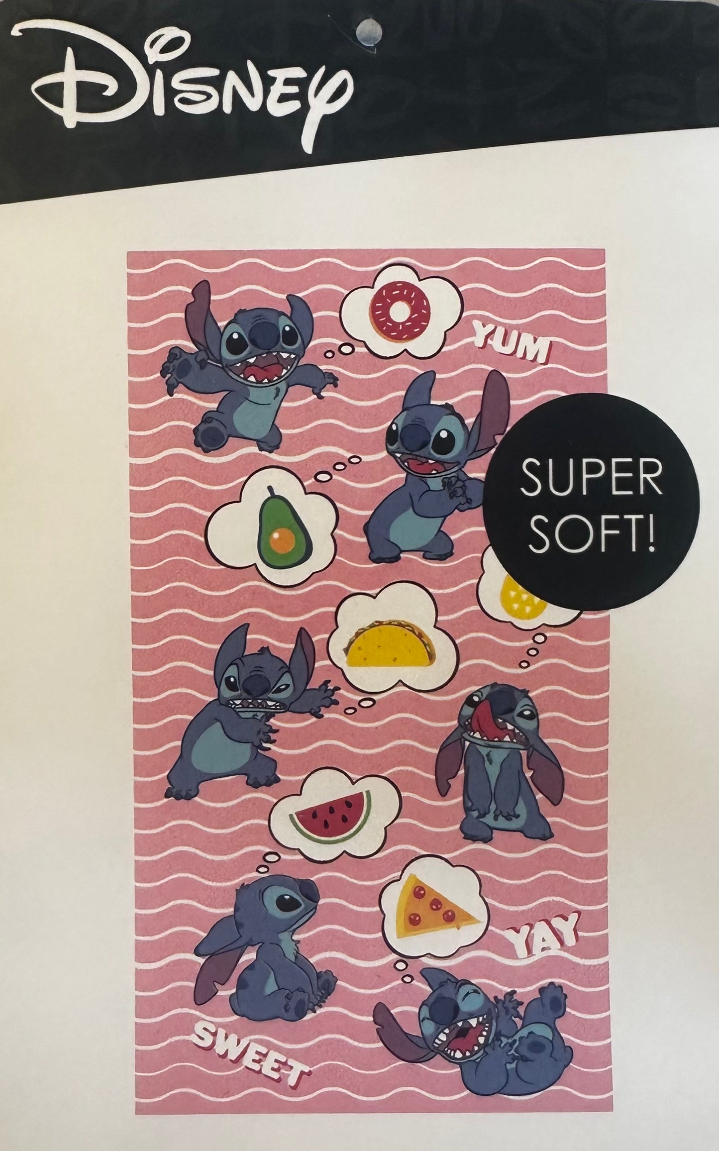 Yummy Icons Oversize 40"x72" Beach Towel Lilo & Stitch Kids