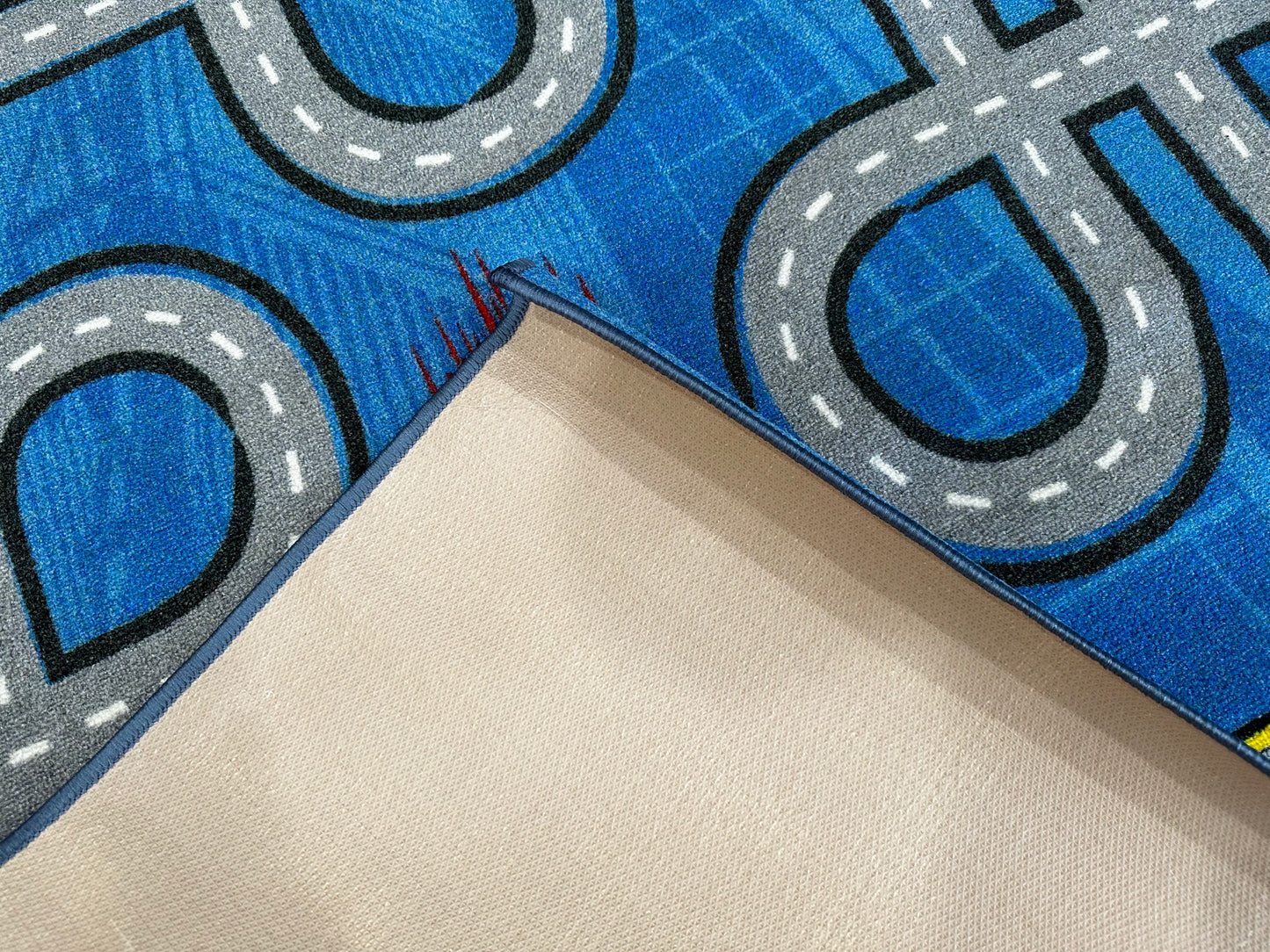 Disney Cars Kids Area Rug Room Decor 52" x 68" Non Skid Play Mat