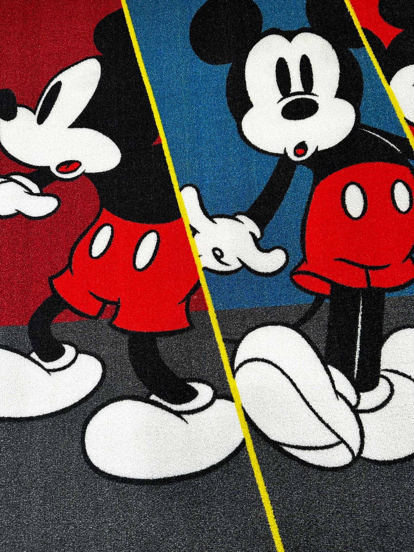 Disney Classic Mickey Mouse Kids Area Rug Room Decor 52" x 68" Non Skid Play Mat