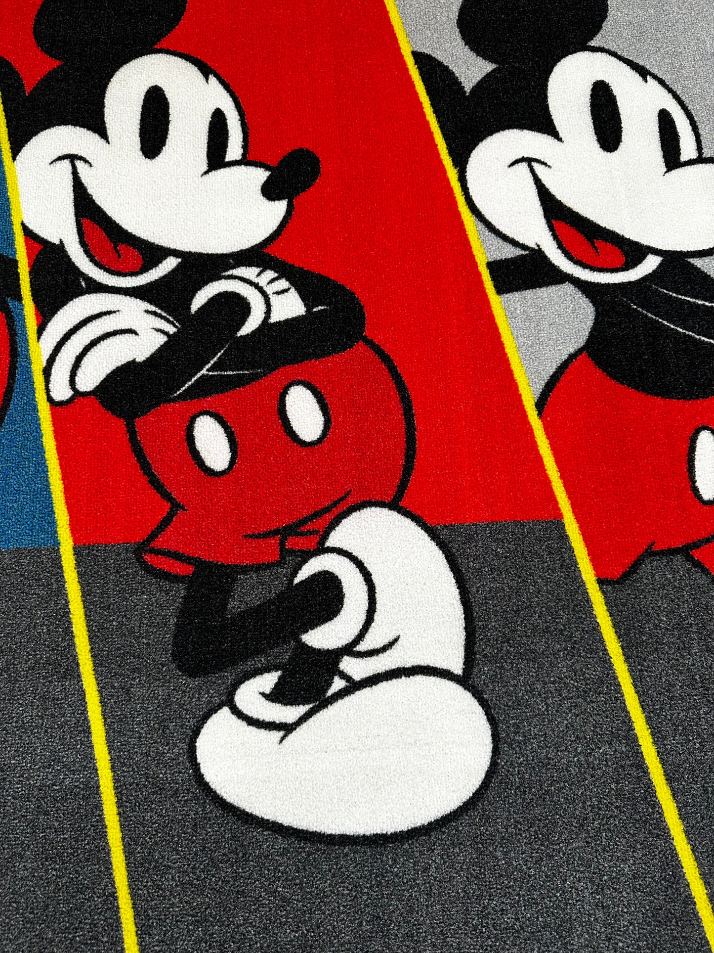 Disney Classic Mickey Mouse Kids Area Rug Room Decor 52" x 68" Non Skid Play Mat