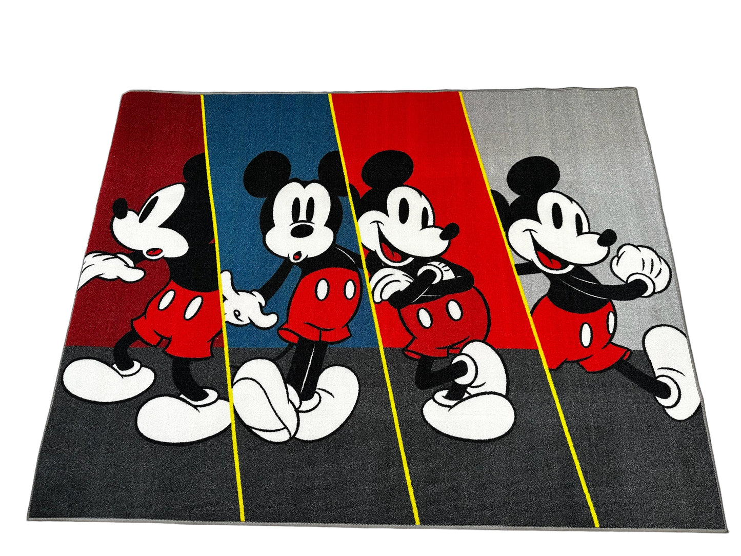 Disney Classic Mickey Mouse Kids Area Rug Room Decor 52" x 68" Non Skid Play Mat