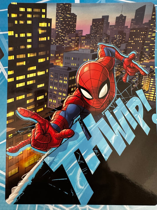 Marvel Spiderman Thwip! 40"50" Plush Throw Blanket TT