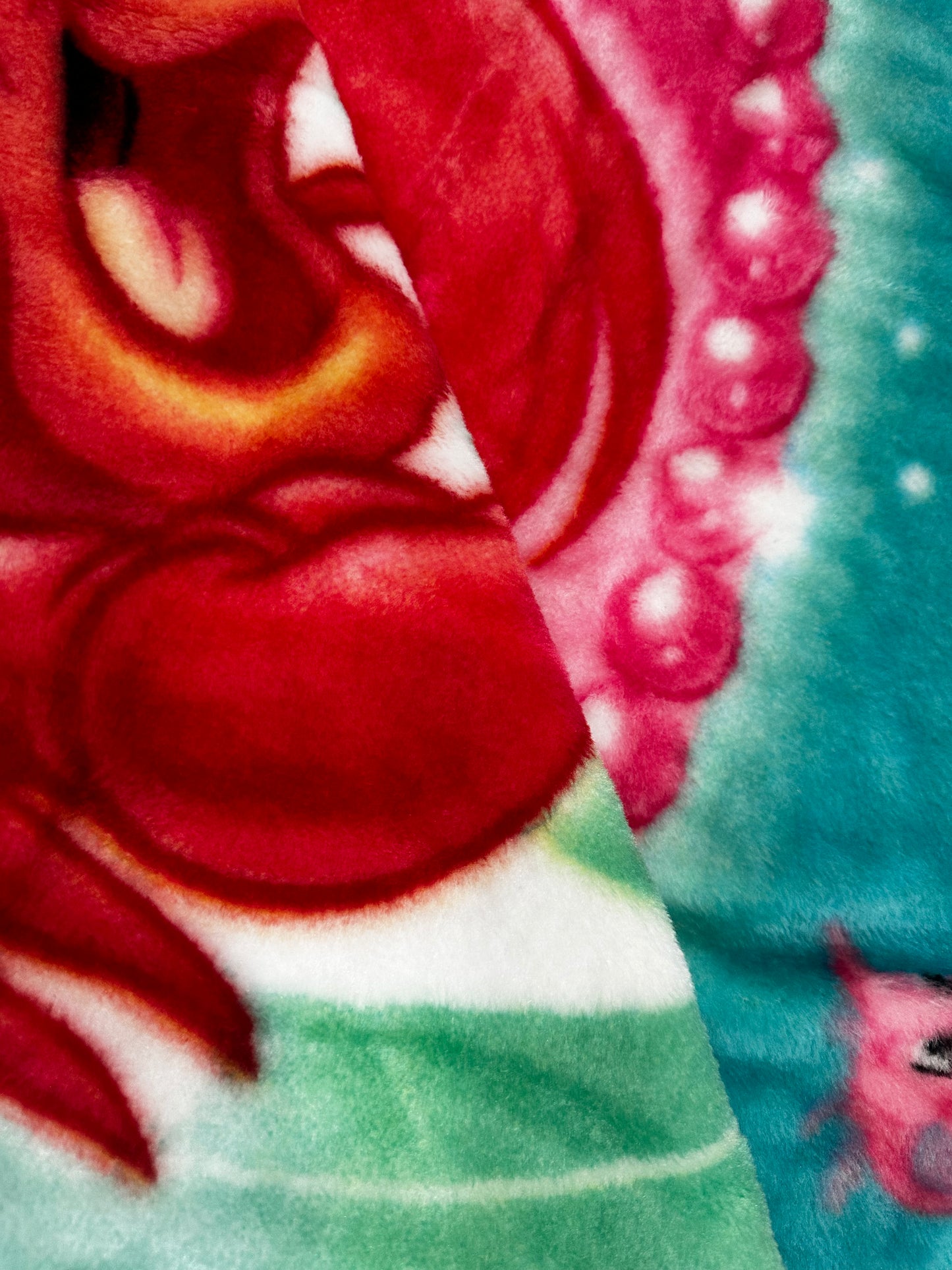 Ariel Little Mermaid Extra Soft Plush 60"x80" Twin Size Blanket