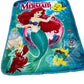 Ariel Little Mermaid Extra Soft Plush 60"x80" Twin Size Blanket