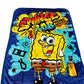 SpongeBob Extra Soft Plush 60"x80" Twin Size Blanket “Graffiti Bob”