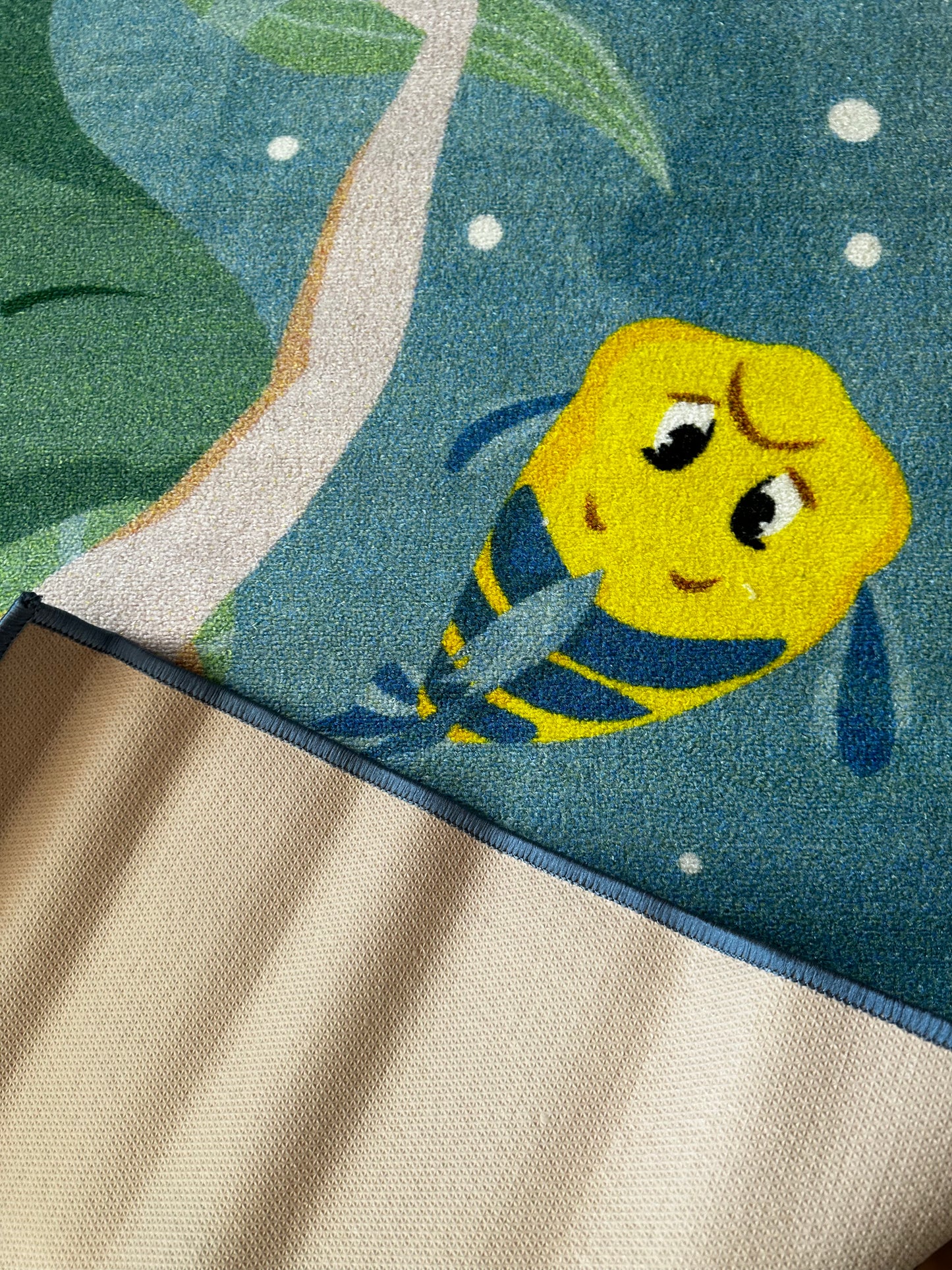 Ariel Little Mermaid "Make Your Own Music" Kids Area Rug Room Decor 52" x 68" Non Skid Play Mat