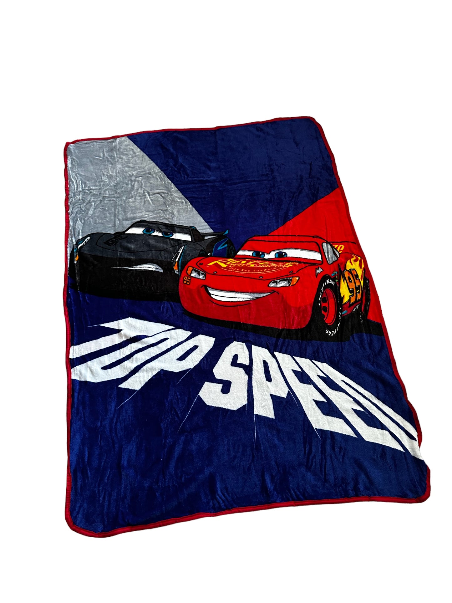Disney cars "Top Speed" 46"x60" Super Soft Fleece Plush Throw Blanket