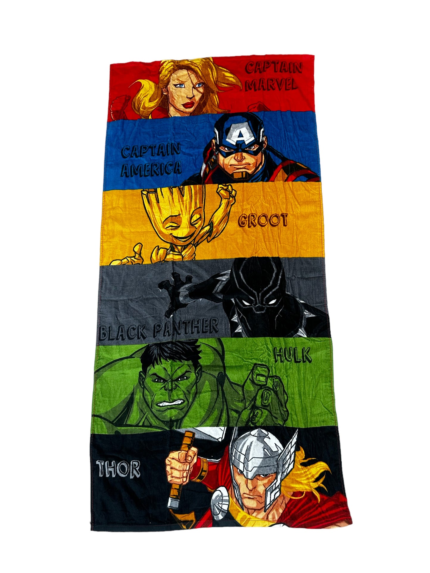 Marvel Avengers 100% Cotton 28"x58" Kids Beach Bath Towel
