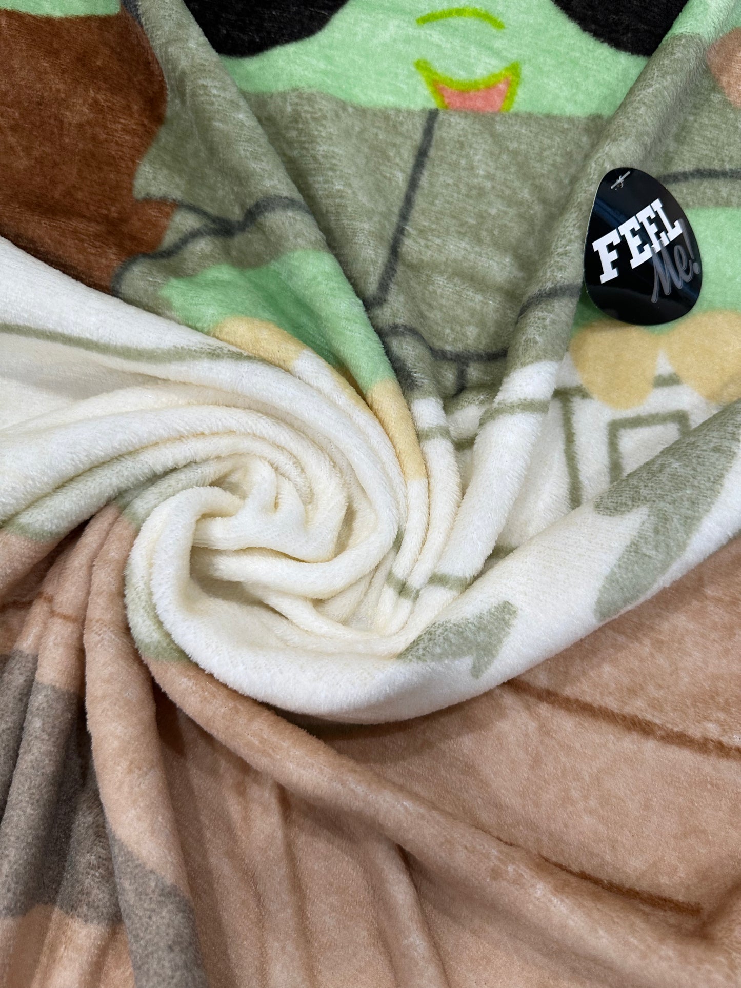 Star Wars Mandalorian Soft Silky Fleece Throw 40"x50" Kids Blanket