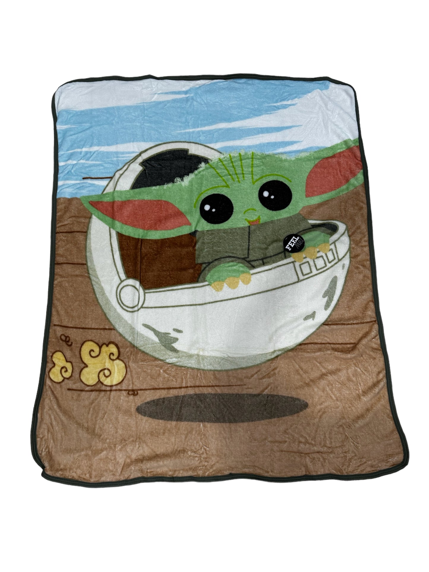 Star Wars Mandalorian Soft Silky Fleece Throw 40"x50" Kids Blanket