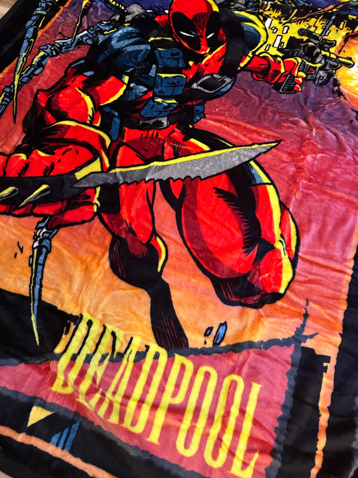 Deadpool Soft Plush 60"x80" Twin Size Blanket