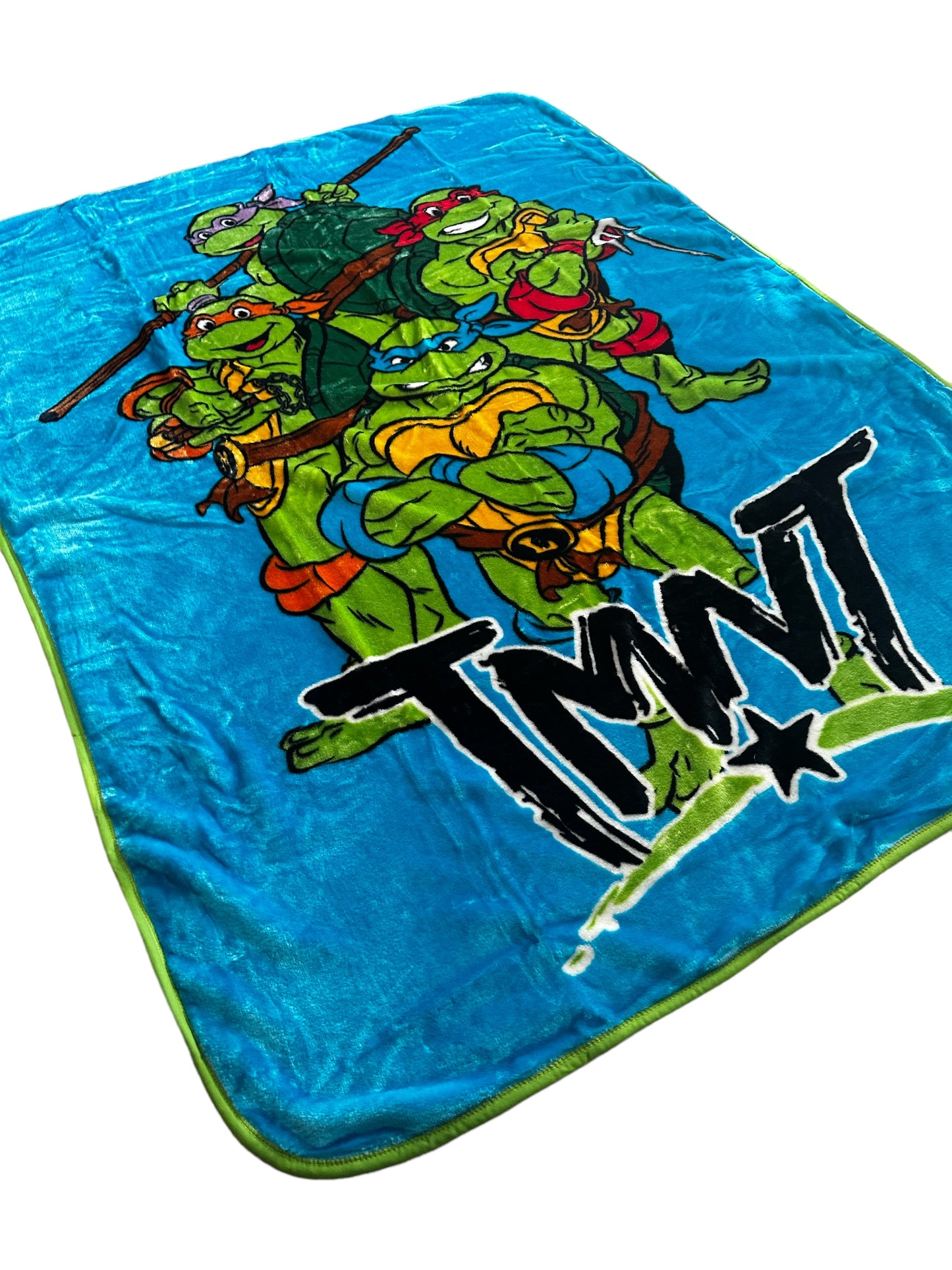 TMNT Mayhem Ninja Turtles Plush 60"x80" Twin Size Blanket
