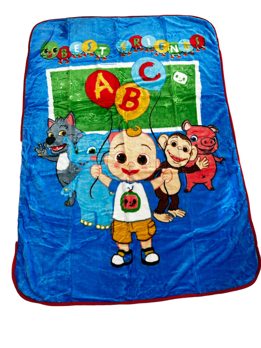 Cocomelon "Best Friends" Soft Plush 60"x80" Twin Size Blanket