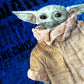 Star Wars Baby Yoda Wanted Twin Plush Blanket