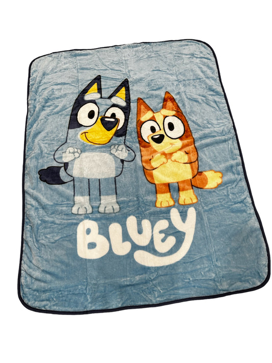 Bluey Super Soft Twin Full Plush Blanket 60"x80" Kids Bedding