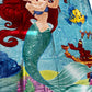 Seaside Ariel Little Mermaid Extra Soft Plush 60"x80" Twin Size Blanket
