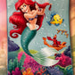 Seaside Ariel Little Mermaid Extra Soft Plush 60"x80" Twin Size Blanket